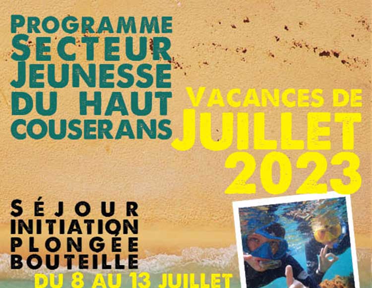 Secteur Jeunesse – Programme des vacances d’été 2023
