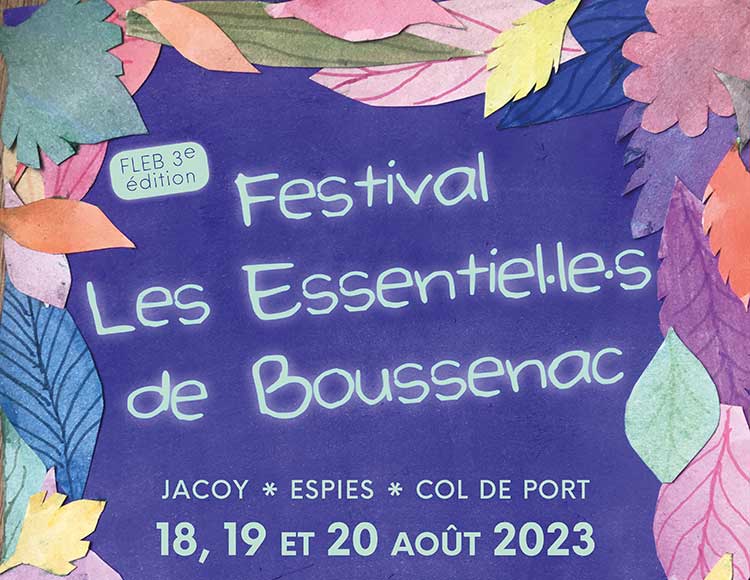 EVS – FLEB, le festival de Boussenac 2023